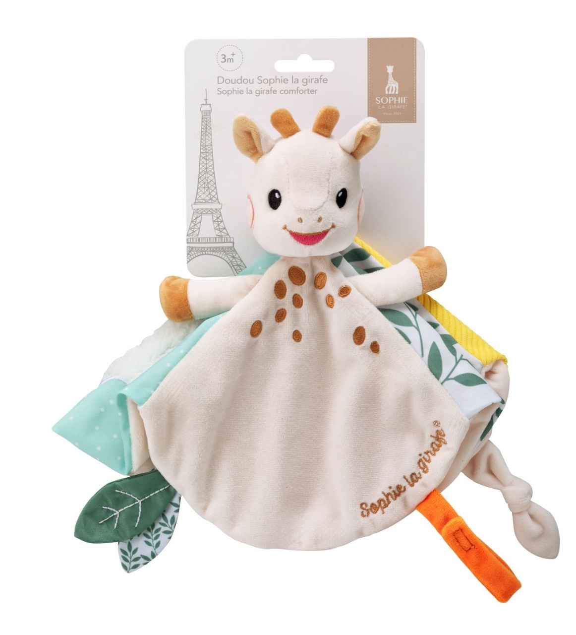 Batistuta comforter moale Sophie cu suport pentru suzeta