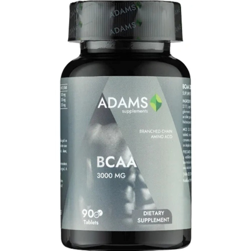 BCAA 3000 mg, 90 tablete, Adams Supplements