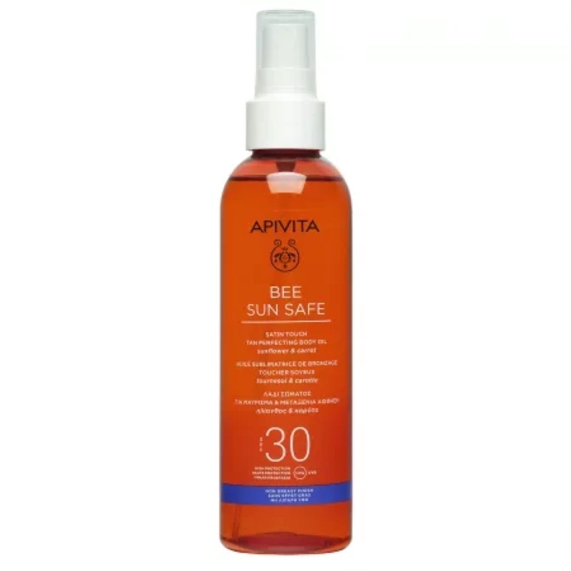 Bee Sun Safe ulei bronzant SPF 30+, 200ml, Apivita