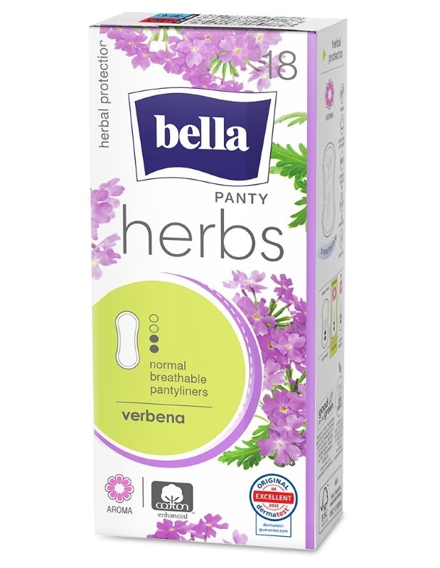 Absorbante zilnice Panty Herbs Verbina, 18 bucati, Bella