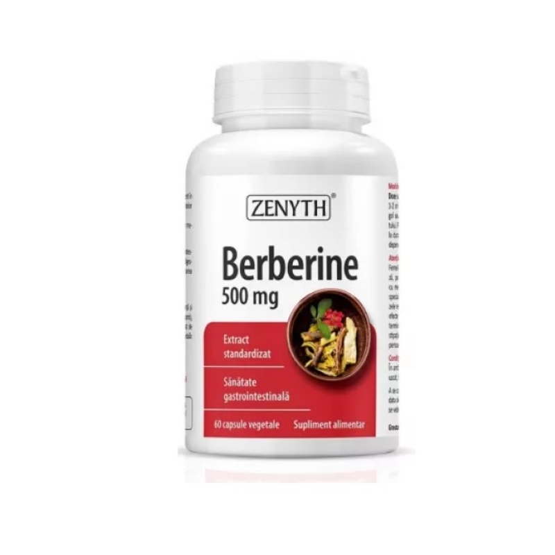 Berberine, 500 mg, 60 capsule, Zenyth