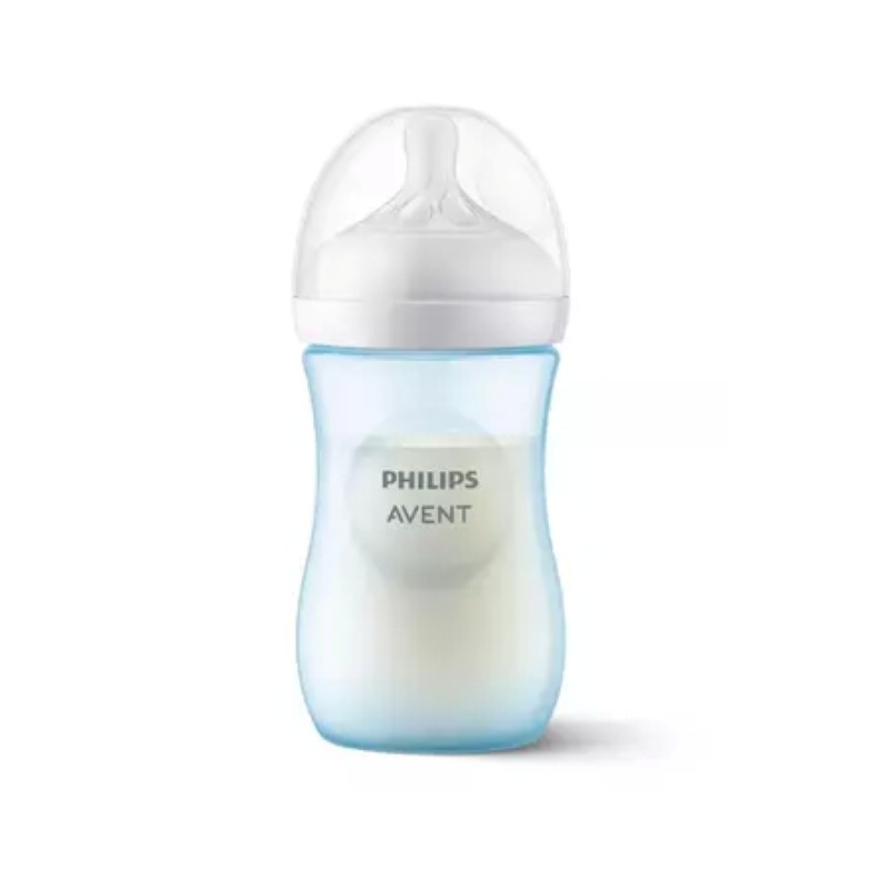 Biberon Natural Response, +1 luna, bleu, 260 ml, SCY903/21, Philips Avent