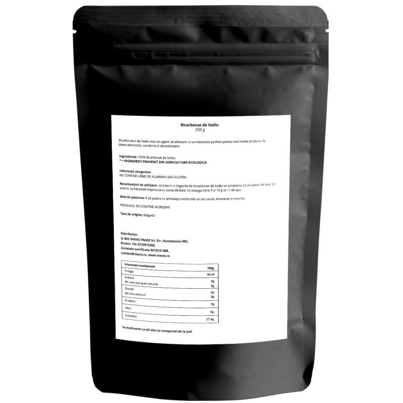 Bicarbonat de sodiu, 250 g, Niavis
