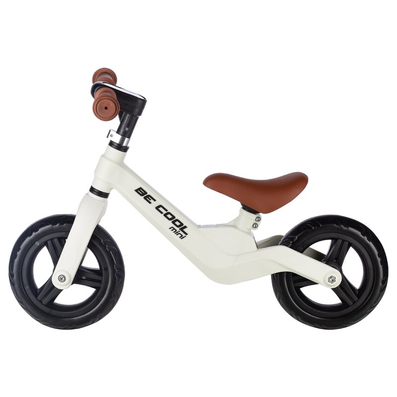 Bicicleta fara pedale, FreeON, Be Cool Mini, Cu ghidon si sa reglabile, Roti din EVA, Pana in 30 Kg, Roti 8 inch, 12 luni+, Alb