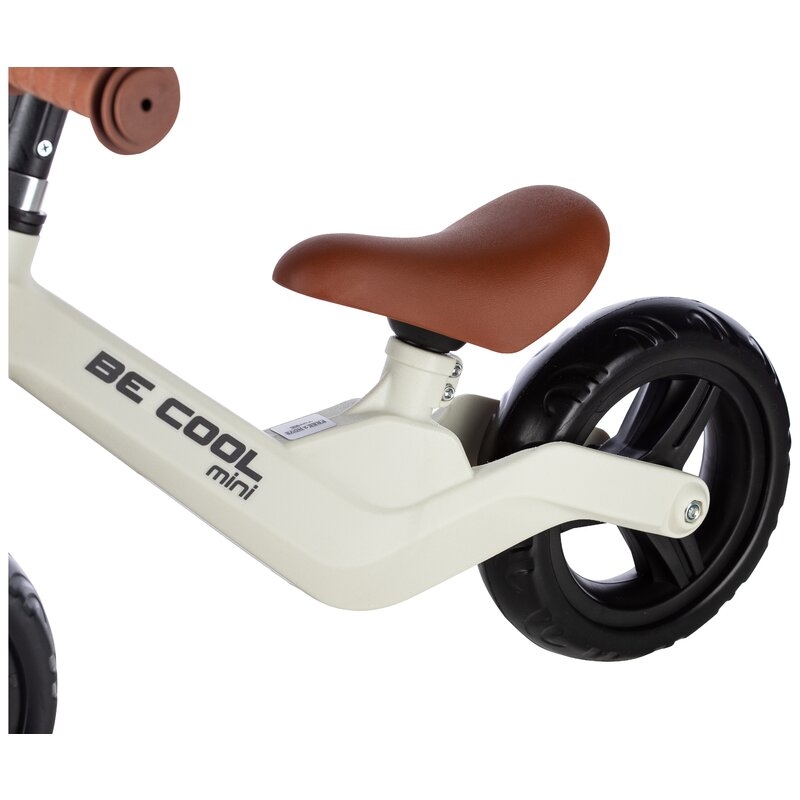 Bicicleta fara pedale, FreeON, Be Cool Mini, Cu ghidon si sa reglabile, Roti din EVA, Pana in 30 Kg, Roti 8 inch, 12 luni+, Alb