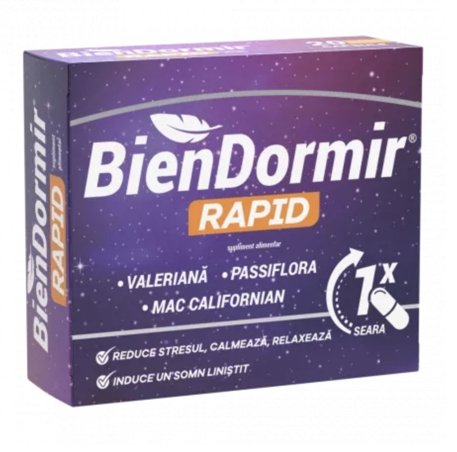 Bien Dormir Rapid, 20 capsule, Fiterman Pharma
