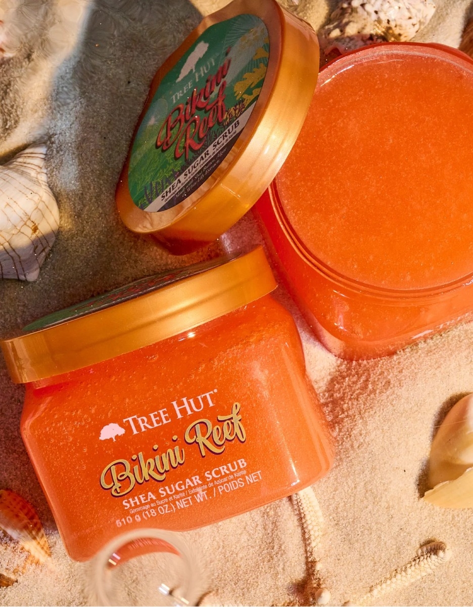Shea Sugar Scrub Peach Sorbet Tree Hut, 510 g, GNC