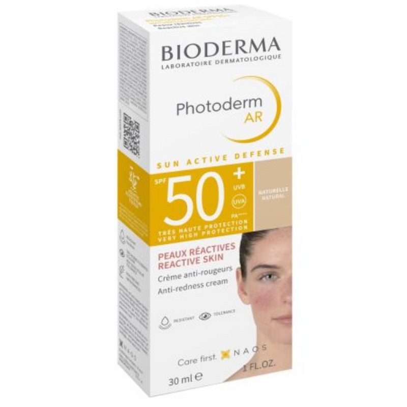 Protectie solara foarte inalta anti-roseata AR SPF50+ Photoderm, 30 ml, Bioderma