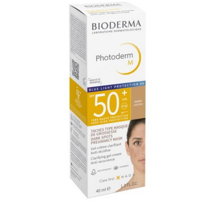 Gel-crema cu SPF50+ dore Photoderm M, 40 ml, Bioderma