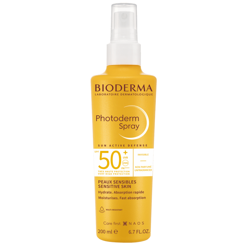 Spray protectie solara pentru piele sensibila Photoderm, SPF 50+, 200 ml, Bioderma