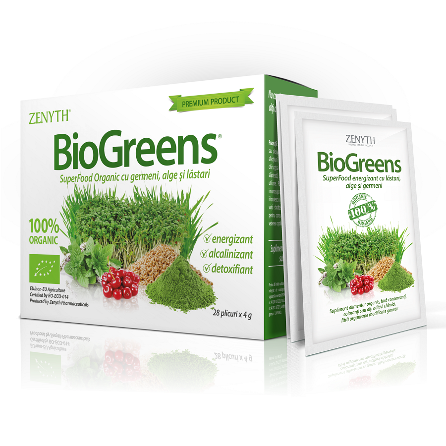 Zenyth - Biogreens Organic 28plicuri