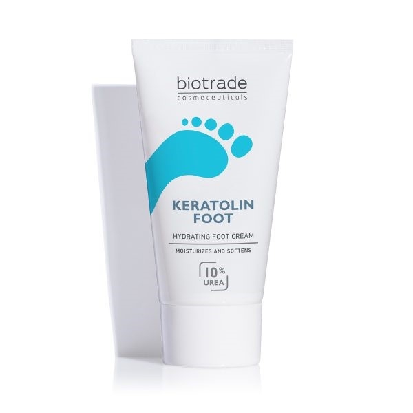 Crema hidratanta pentru picioare cu 10% uree Keratolin Foot, 50 ml, Biotrade