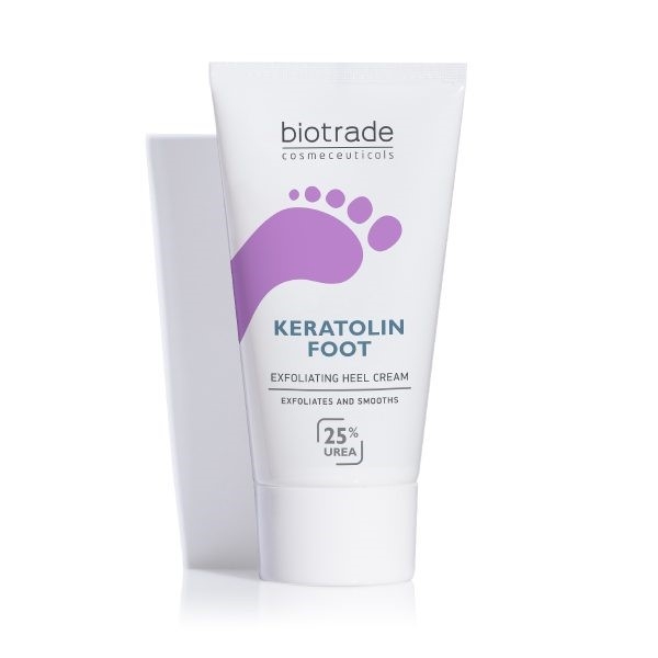 Crema exfolianta pentru picioare cu 25% uree Keratolin Foot, 50 ml, Biotrade