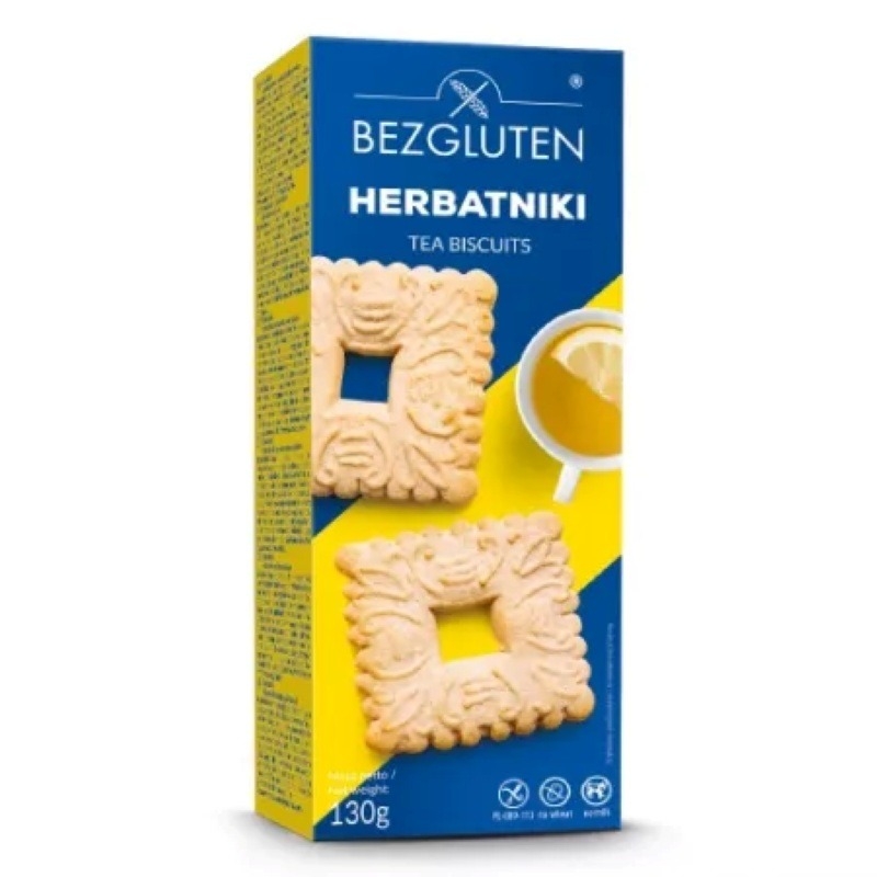 Biscuiti fara gluten simpli, 130 g, Bezgluten