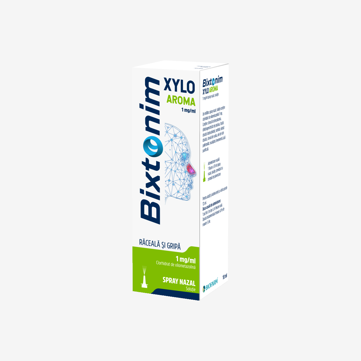 Bixtonim XYLO® Aroma 1 mg/ml spray nazal, solutie 10 ml