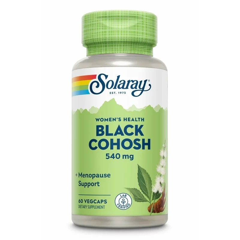Black Cohosh 540mg Solaray, 60 capsule vegetale, Secom