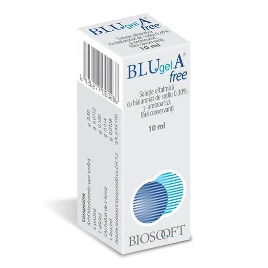 Blu Gel A Free solutie oftalmica 10ml