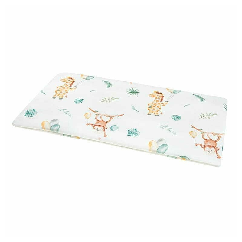 Bocioland - Perna clasica de dormit , Din bambus, 60x40 cm, Giraffe