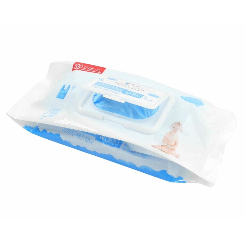 Bocioland - Set 100 bucati saci parfumati pentru scutece folosite