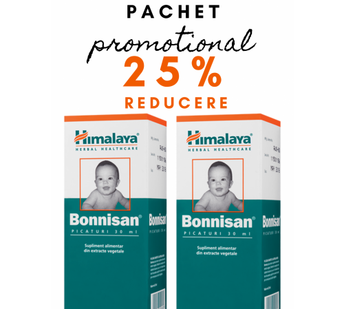 Himalaya - Bonnisan picaturi 30ml pachet 1+1-25%