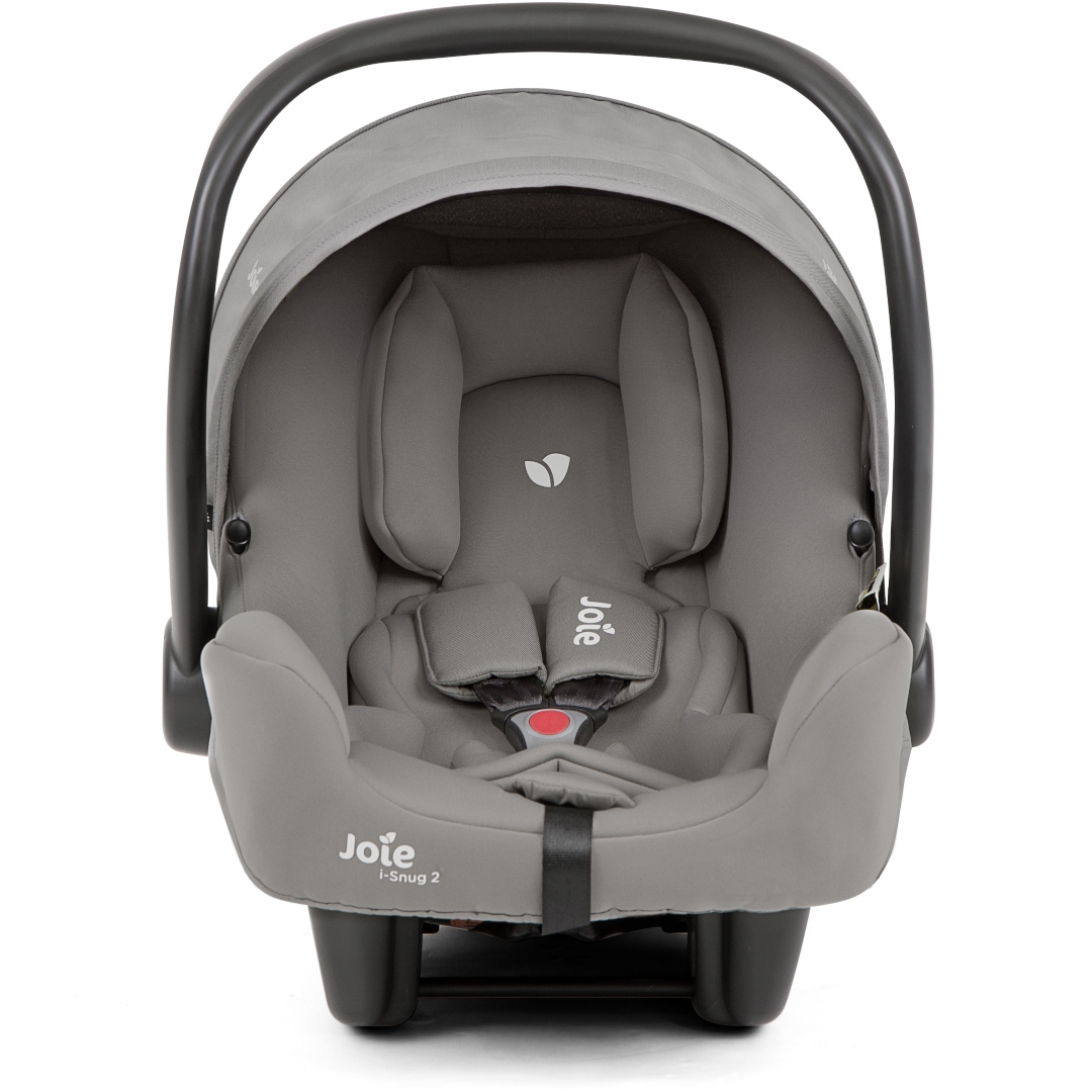 Scoica auto i-Snug 2 cu tetiera reglabila, 40-75 cm, Pebble, testata ADAC si certificata R129, Joie