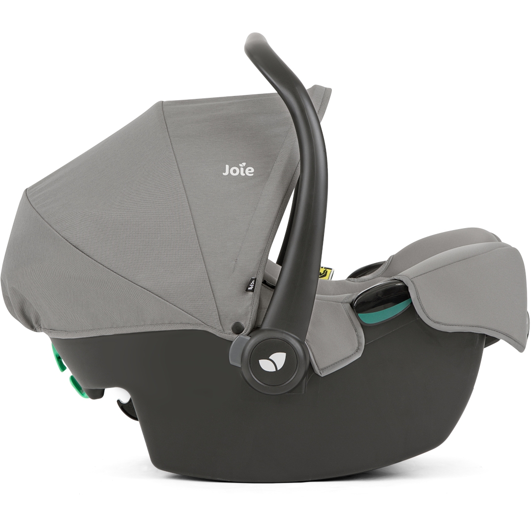 Scoica auto i-Snug 2 cu tetiera reglabila, 40-75 cm, Pebble, testata ADAC si certificata R129, Joie