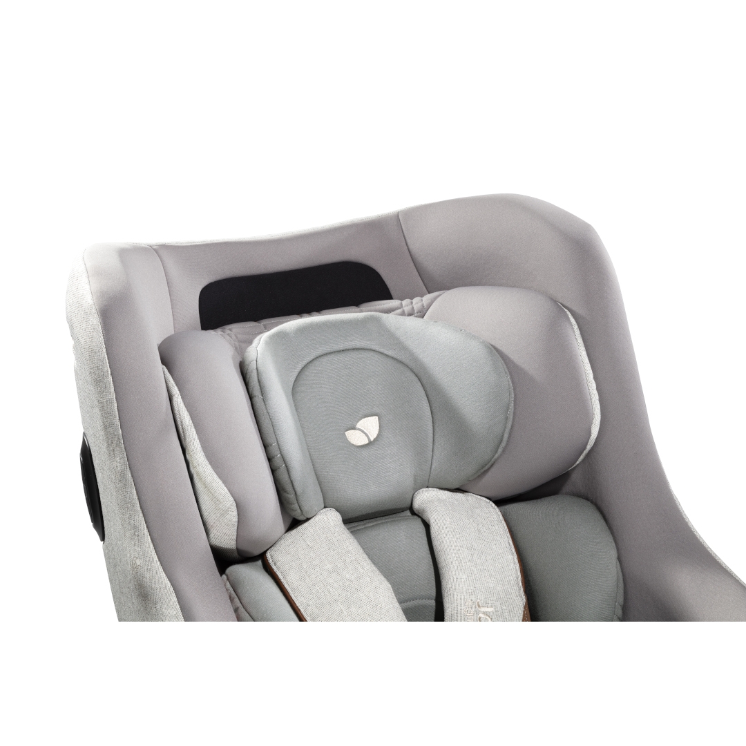 Set scaun auto rotativ i-Size Joie i-Harbour Signature Oyster, 40-105 cm + Baza i-Size i-Base Encore, testat ADAC si certificat R129, Joie