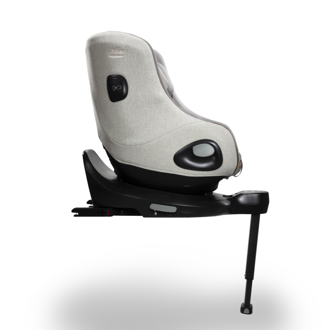 Set scaun auto rotativ i-Size Joie i-Harbour Signature Oyster, 40-105 cm + Baza i-Size i-Base Encore, testat ADAC si certificat R129, Joie