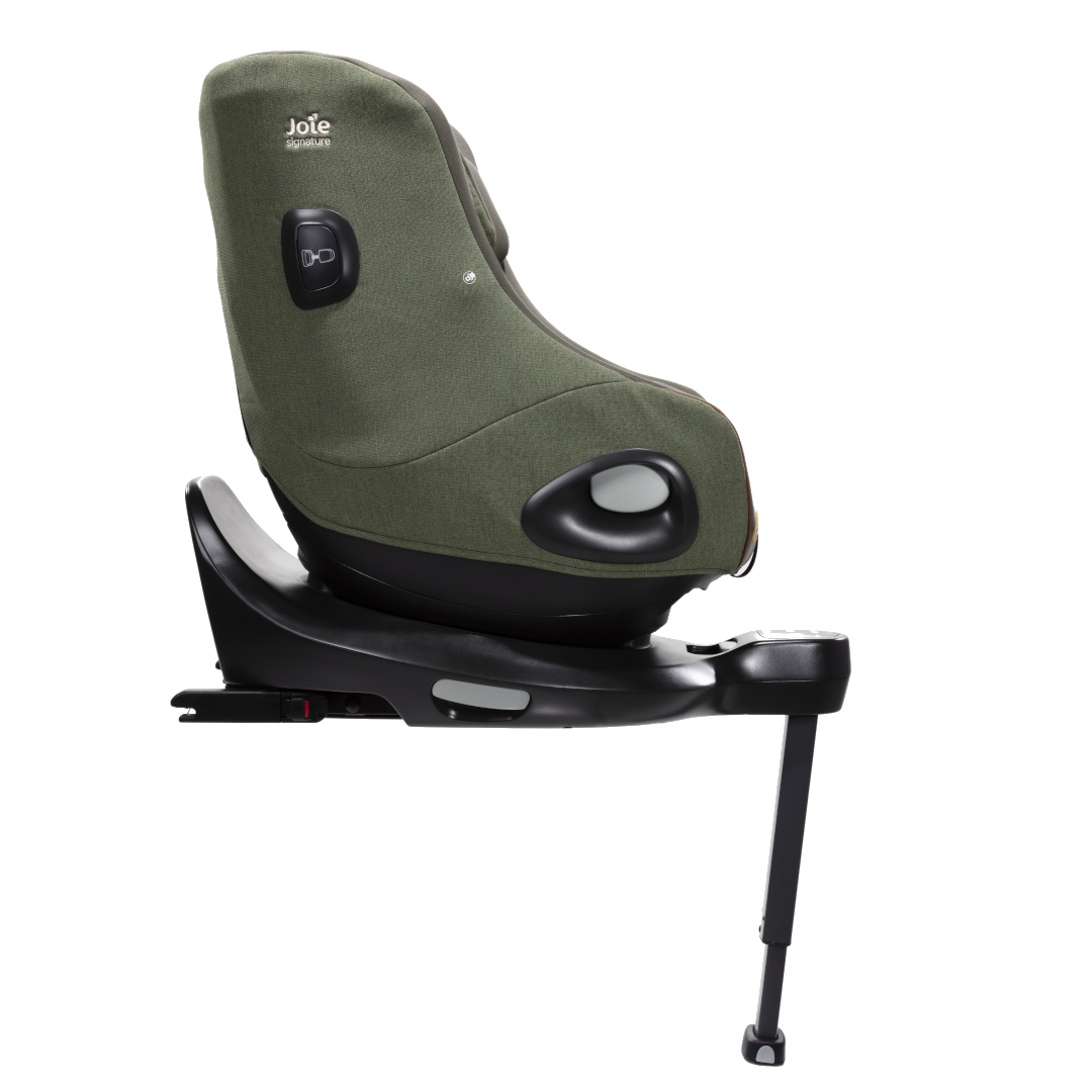 Set scaun auto rotativ i-Size Joie i-Harbour Signature Pine, 40-105 cm + Baza i-Size i-Base Encore, testat ADAC si certificat R129, Joie