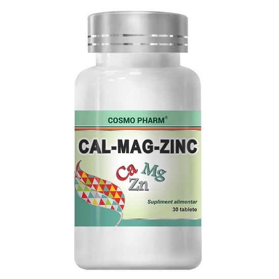Cal-Mag-Zinc, 30 tablete, Cosmo Pharm