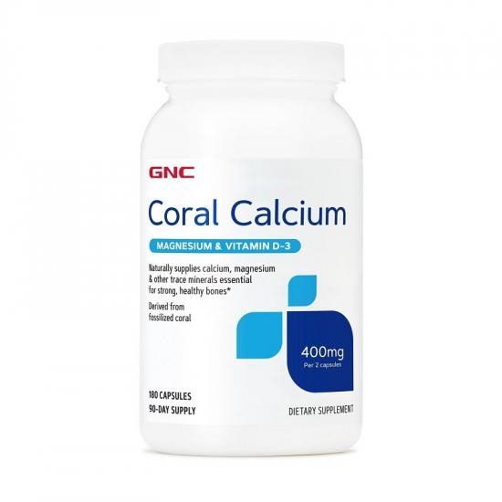 GNC - Coral Calcium 400mg 180compr