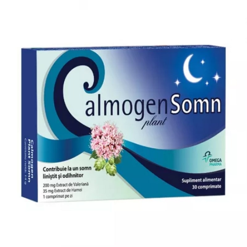 Calmogen Plant Somn, 30 comprimate, Perrigo