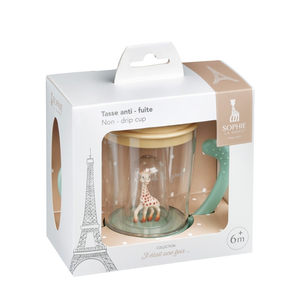 Cana anti-curgere miniatura Girafa Sophie