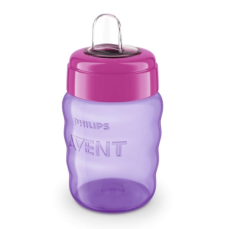 Cana cu tetina de formare pentru fetite +9 luni SCF553/03, 200 ml, Philips
