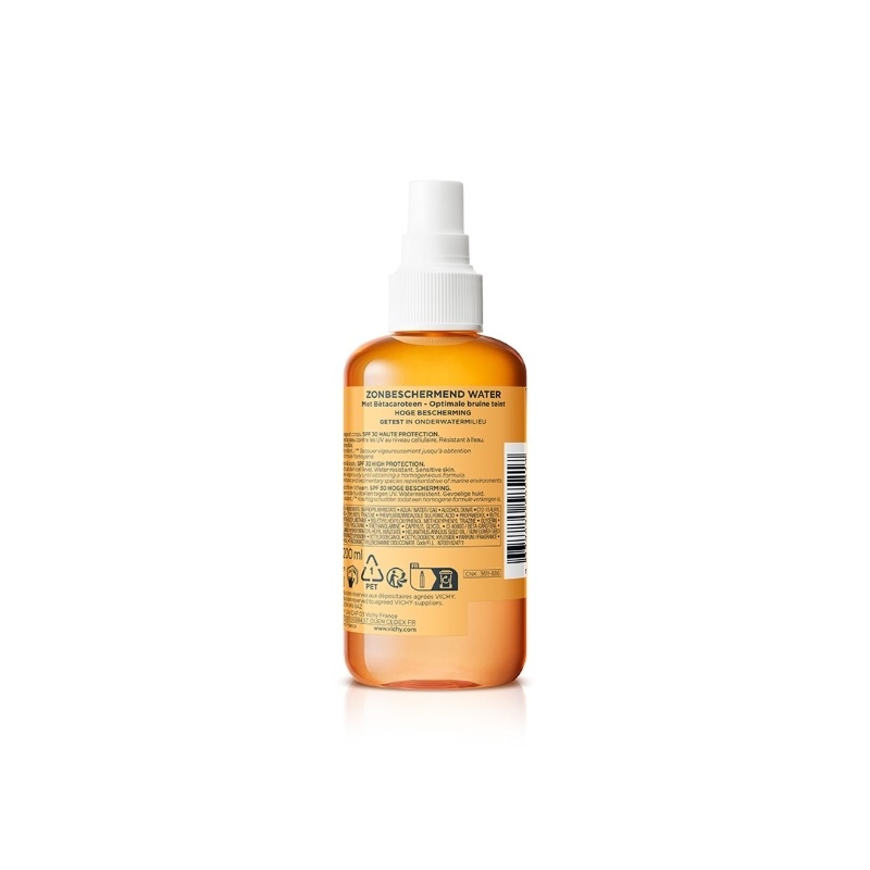 Capital Soleil apa cu protectie solara bronzanta SPF 30+, 200ml, Vichy