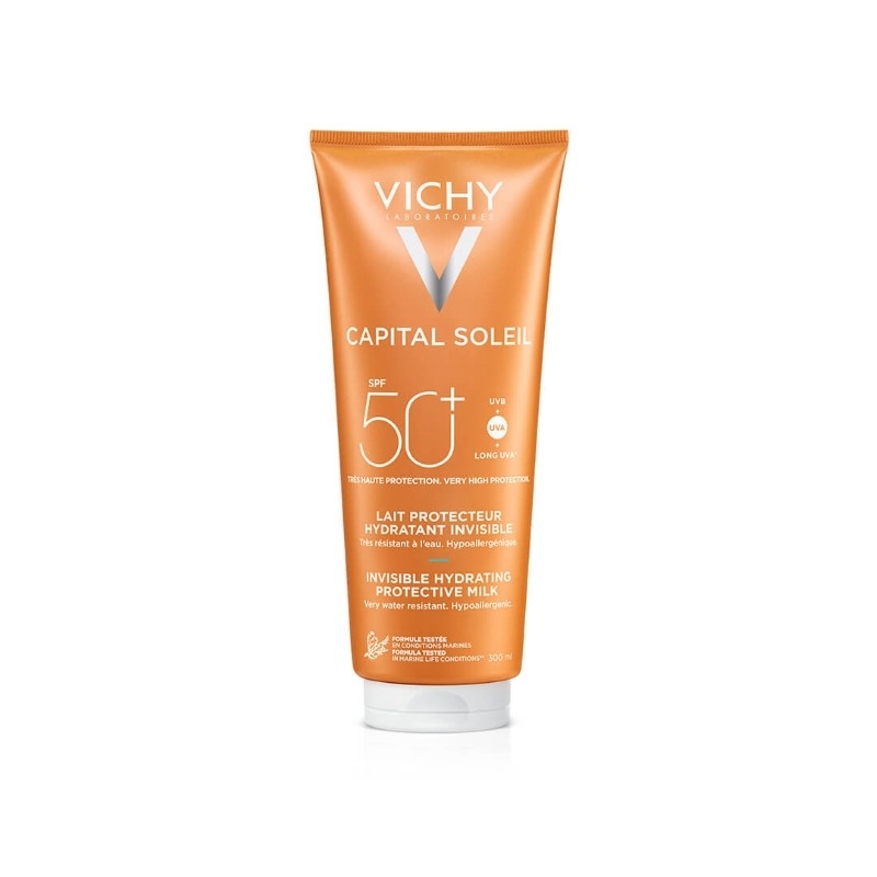 Capital Soleil Lapte protector hidratant invizibil SPF50+, 300ml, Vichy