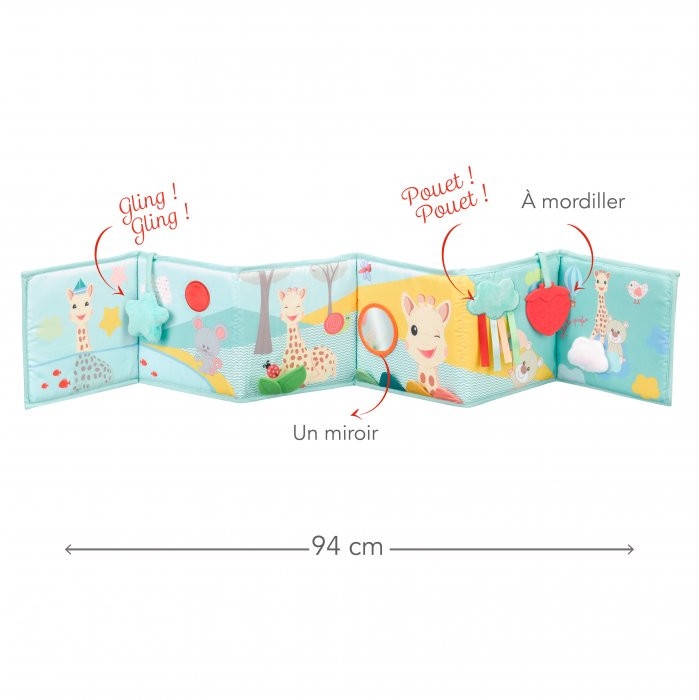 Carte senzoriala pliabila Girafa Sophie Vulli