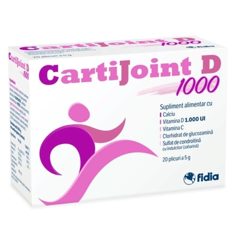 CartiJoint D1000 5 g, 20 plicuri, Fidia Farmaceutici