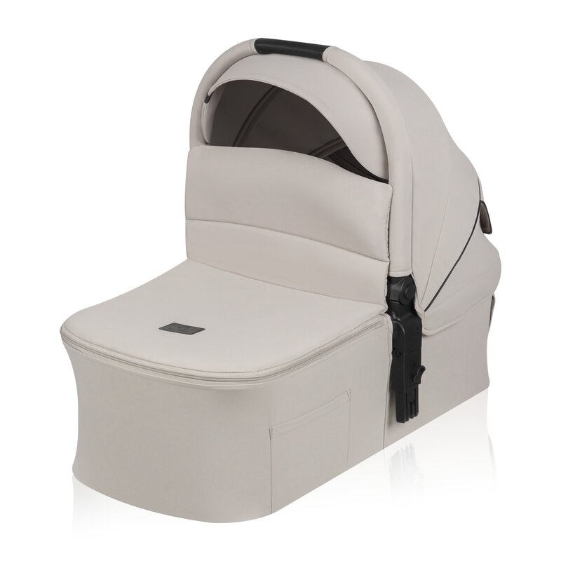 Carucior 2 in 1, Lionelo, Amber Plus, Cadru aluminiu, Cu landou intarit si salteluta moale, Reversibil, Maner ajustabil, Cu accesorii, Cu ventilatie panoramica 3D, Pana la 22 kg, EN1888-1, EN1888-2, EN1466, Bej
