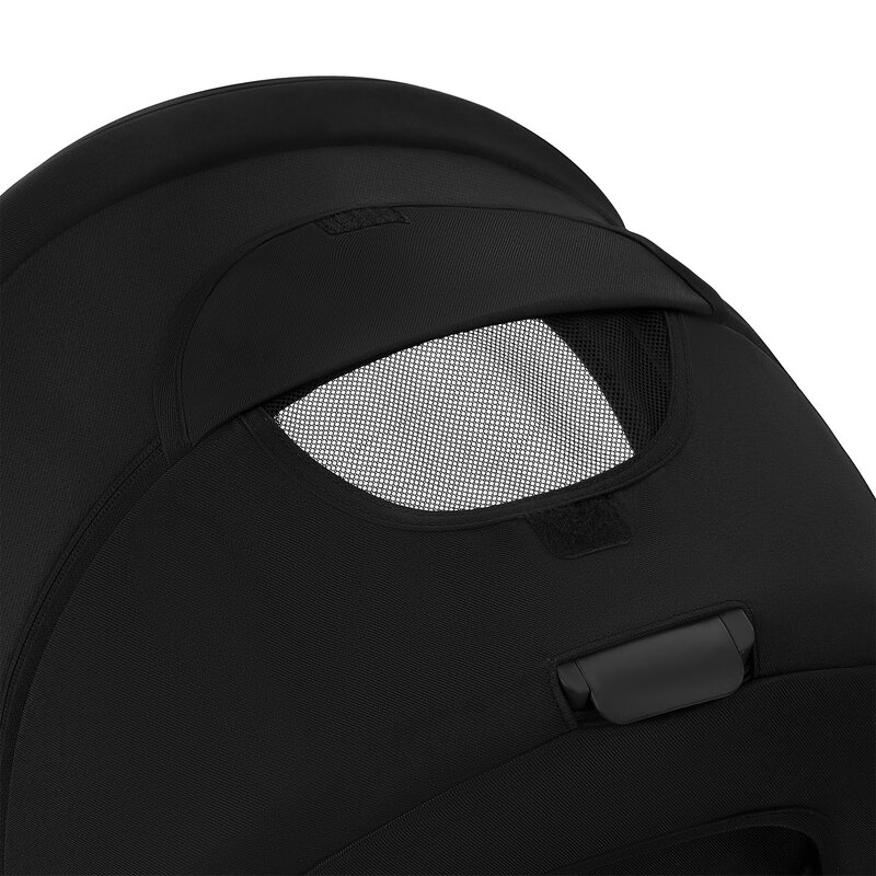 Carucior 2 in 1, Lionelo, Meril, Cu landou si scaun cu dimensiune XL, Reversibil, Cu sistem de ventilatie 3D, Cu accesorii, Pana la 22 kg, Conform cu EN1888-1 EN1888-2, EN1466, Negru