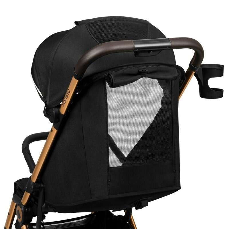 Carucior sport, Lionelo, Cloe, Cu accesorii, Cadru din aluminiu, Pana la 22 kg, Usor, Pliere compacta pentru avion, cu o singura mana, Ideal pentru toate tipurile de suprafete, 6 luni+, Black Onyx