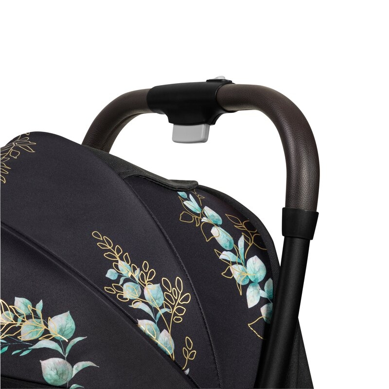 Carucior sport, Lionelo, Julie One, Editie limitata Golden Moments, De la nastere, Greutate redusa, Cu accesorii, Cadru din aluminiu, 0-22 kg, Conform cu standardele europene de securitate EN1888-1 si EN1888-2, Negru