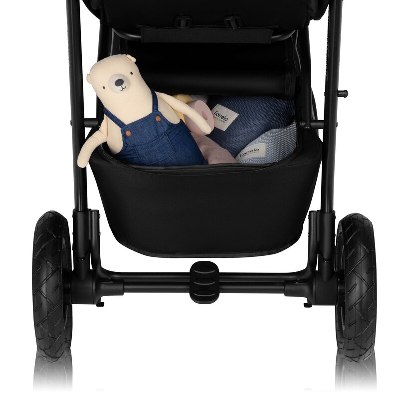 Carucior sport, Lionelo, Natt, De la nastere, Cu accesorii si capotina XXL reglabila, 0 - 22 kg, Conform cu standardele europene de securitate EN1888-1, EN1888-2, Bej
