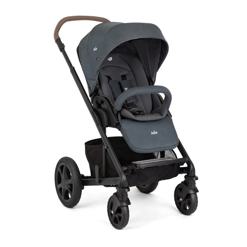 Carucior pentru copii multifunctional 3 in 1 Chrome Dlx Moonlight (Carucior Chrome DLX + Landou Moonlight + Scoica i-Snug Moonlight), Joie