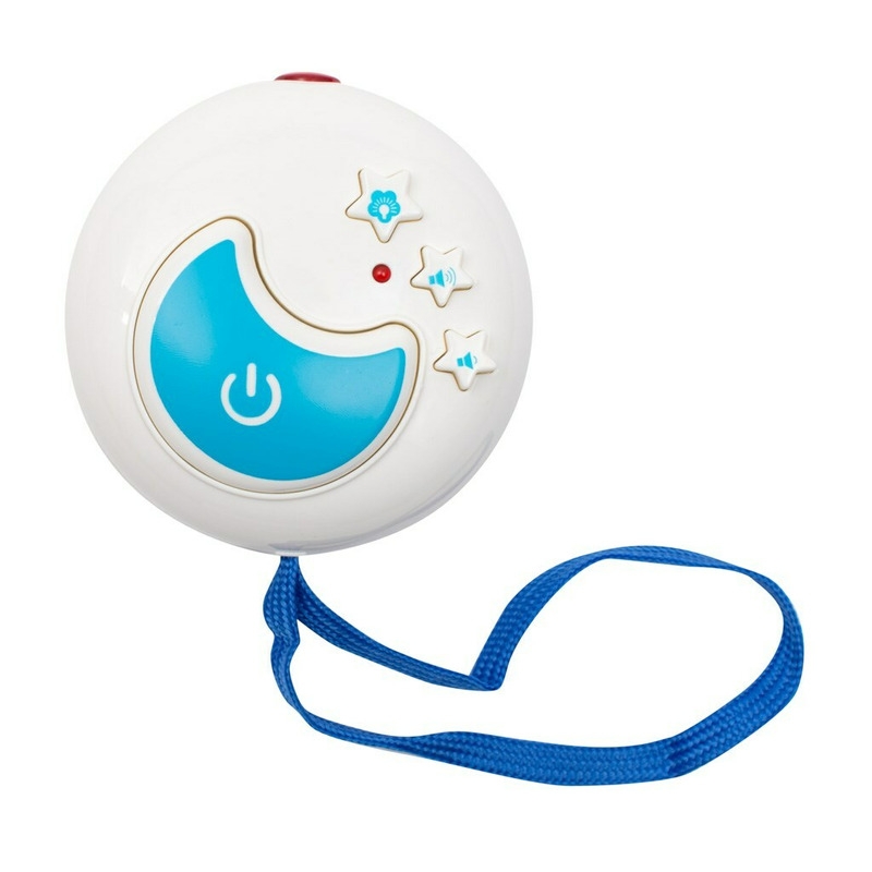 Carusel muzical pentru patut bebelusi, Cu proiectii, Cu 107 melodii si sunete ale naturii, Cu 4 jucarii, Baby Mix, Blue