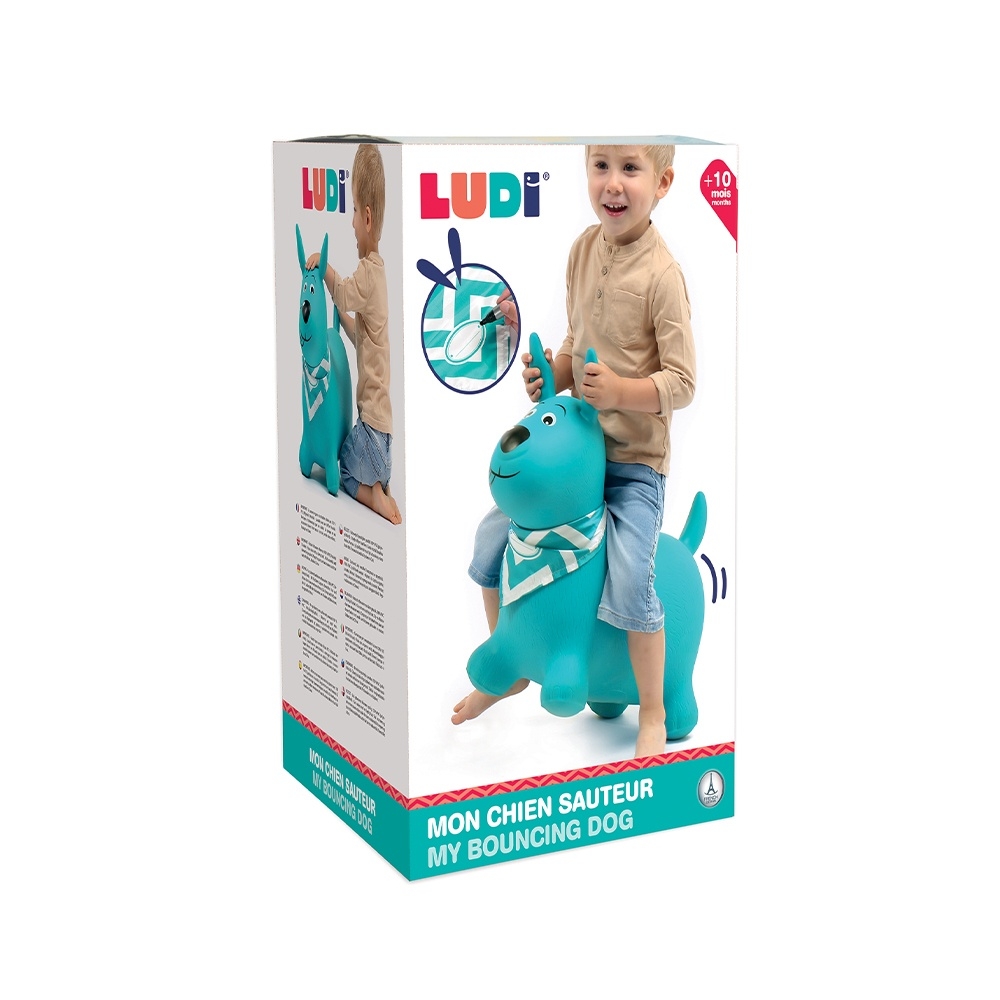 Catel saltaret albastru LUDI