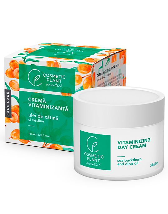 Cosmetic Plant - Crema vitaminizanta de zi cu ulei de catina si masline 50ml