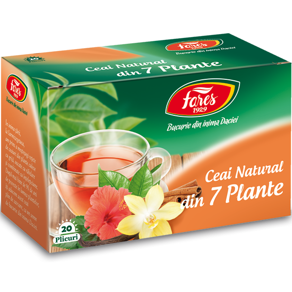 Fares - Ceaiurile Lumii 7 plante 20plicuri