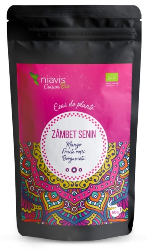 Ceai bio Zambet senin, 50 g, Niavis