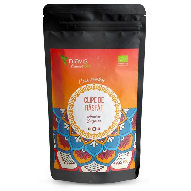 Ceai bio Clipe de Rasfat, 50 g, Niavis